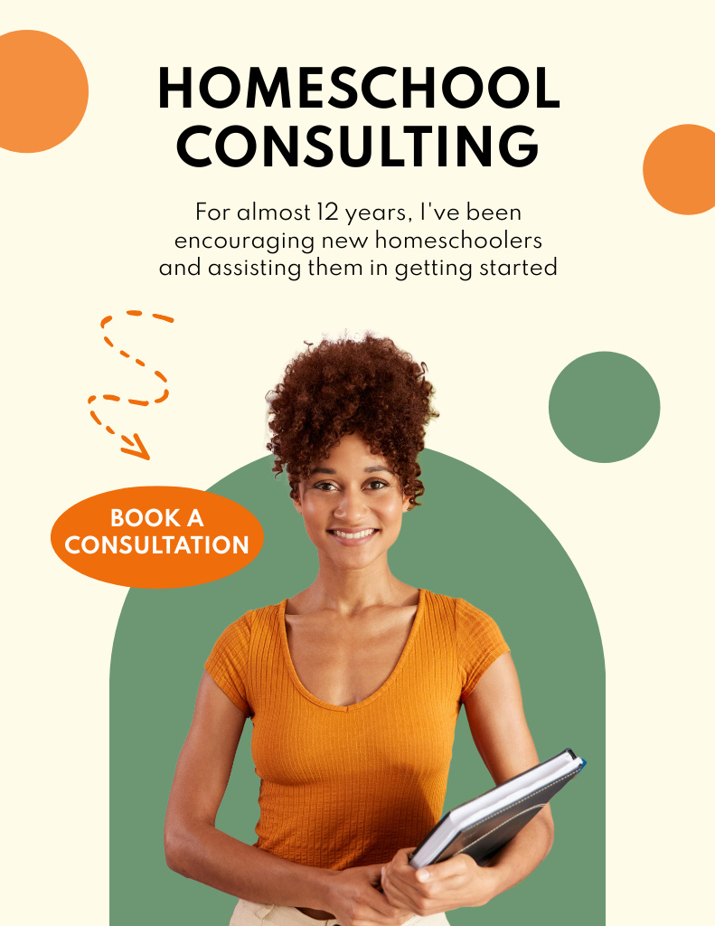 Empowering Home Education Offer Flyer 8.5x11in Tasarım Şablonu