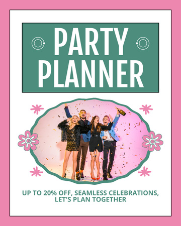 Platilla de diseño Offer Discounts on Planning Events and Holidays Instagram Post Vertical
