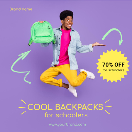 Platilla de diseño Back to School Special Offer Instagram AD