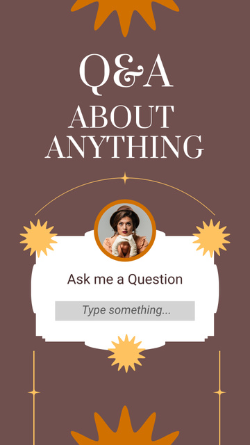 Ask me a Question Instagram Story Design Template