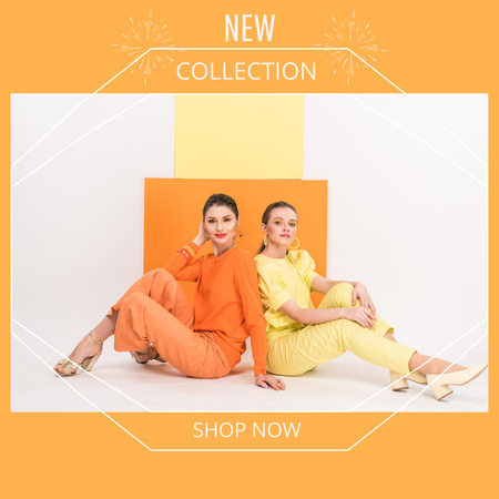 New clothes collection Instagram Design Template