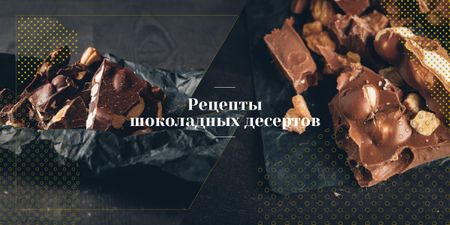 Sweet chocolate pieces Image – шаблон для дизайна