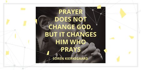 Quote about Religion and Prayer Twitter Design Template