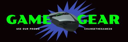 Game Gear Ad Email header Modelo de Design