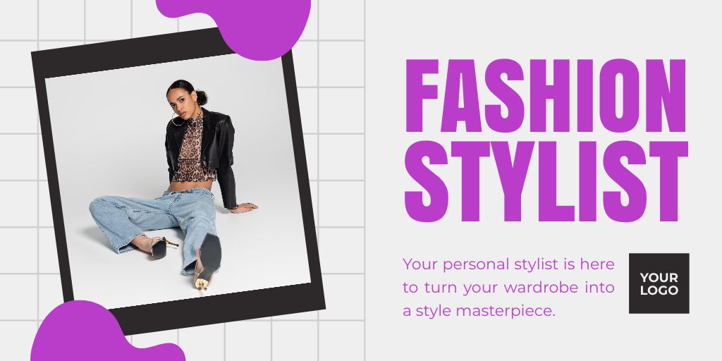 Clothing Stylist and Fashion Adviser Twitter Design Template