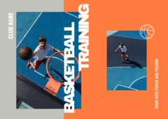 Basketball Training Grey and Orange
