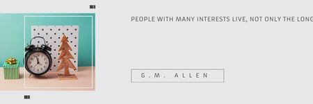 Template di design Citation about people with many interests Twitter