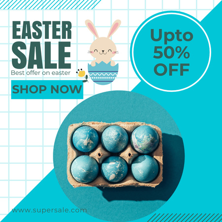 Plantilla de diseño de Announcement of Best Offer Discounts for Easter Instagram 