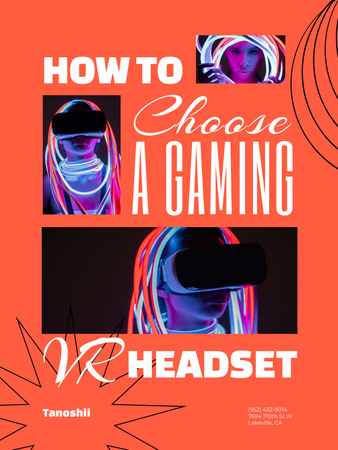 Tips for Choosing Quality Gaming Equipment Poster 36x48in Design Template