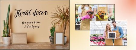 Facebook-обкладинка floral Facebook cover – шаблон для дизайну