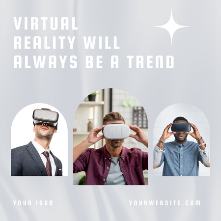 Virtual Reality always in trend Instagram tervezősablon