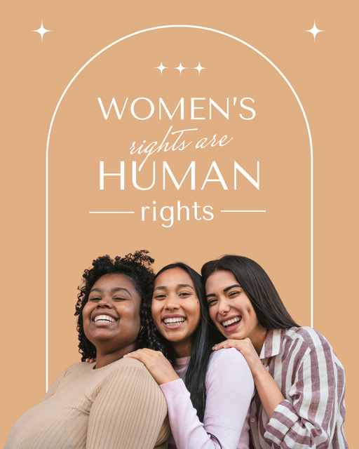 Advocating for Women's Rights Poster 16x20in – шаблон для дизайну