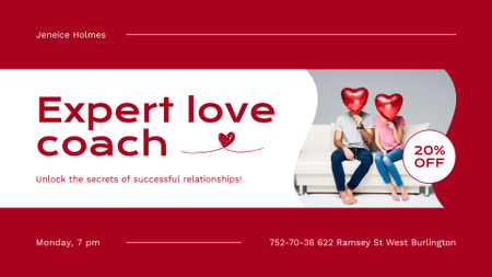 Love Expert Consultation at Discount FB event cover Design Template