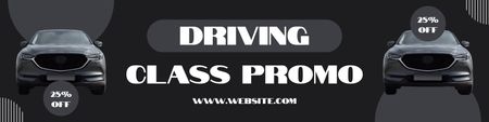 Driving Class Promotion At Discounted Rates Twitter Design Template