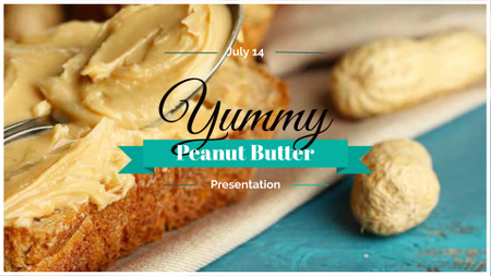 Platilla de diseño Delicious Sandwich with Peanut Butter FB event cover