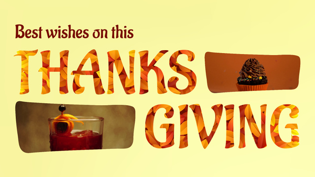 Template di design Atmospheric Thanksgiving Greetings And Wishes Full HD video