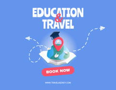 Educational Tours Ad with Map Mark