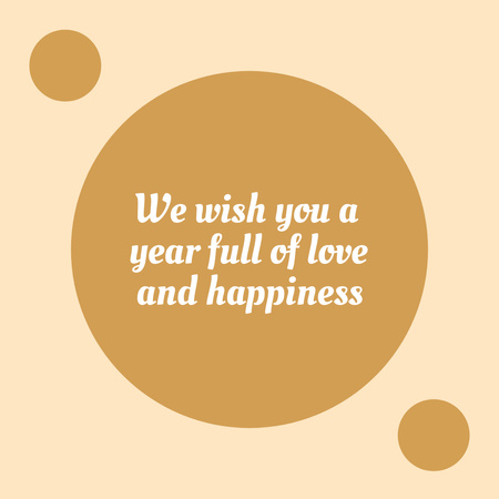 Template di design New Year Holiday Greeting Instagram
