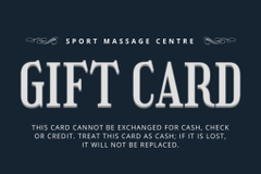Sports Massage Center Advertisement