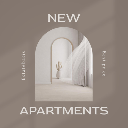 Modern Apartment Offer Instagram Design Template