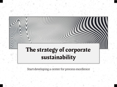 Strategy of Corporate Sustainability