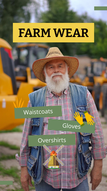Modèle de visuel Durable Farm Wear With Overshirts Offer - TikTok Video