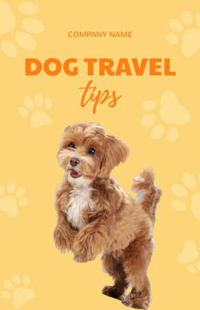 Dog Travel Tips with Cute Beagle Flyer 5.5x8.5in Design Template