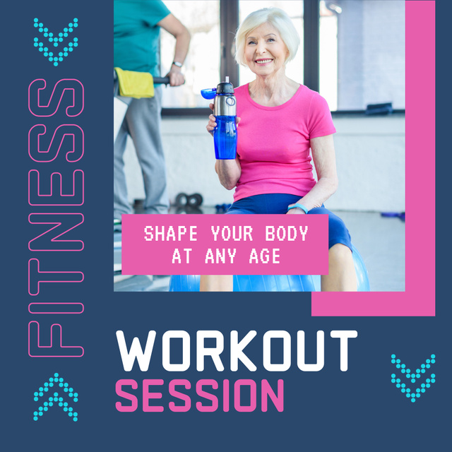 Offer of Workout Session in Gym Instagram tervezősablon