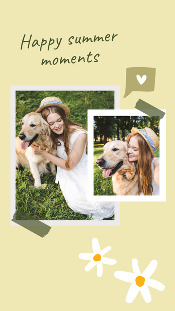 Happy Summer Moments Instagram Story Design Template