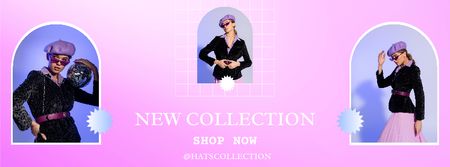 New Collection Pink Cover Facebook cover – шаблон для дизайну