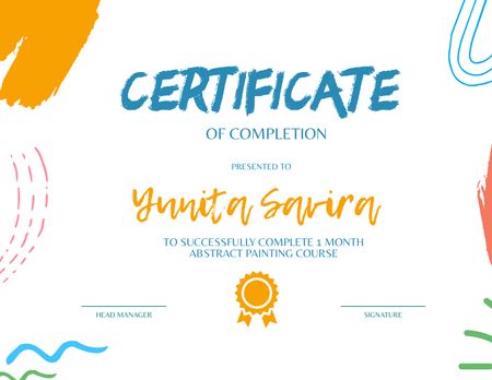 Certificate 11x8.5 in Certificate Tasarım Şablonu