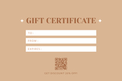 Gift Voucher for Manicure Tools with Scissors