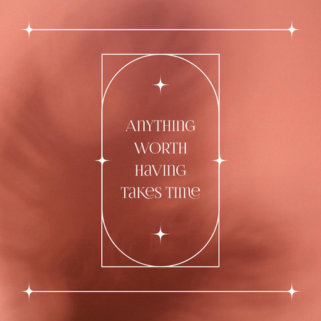 Inspiráló idézet a színátmenetről Instagram tervezősablon