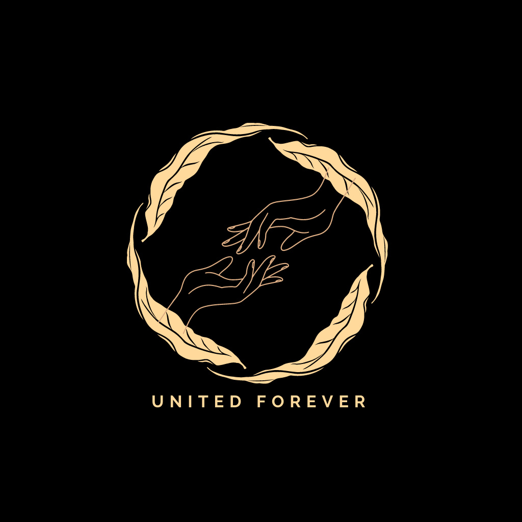 United forever logo design Logo tervezősablon
