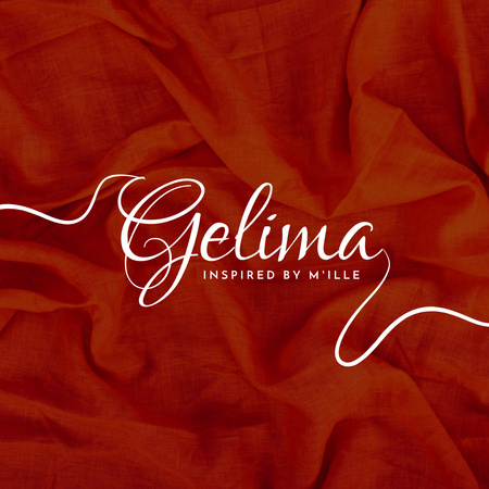 Fashion Store Services Offer with Red Cloth Logo 1080x1080px Šablona návrhu