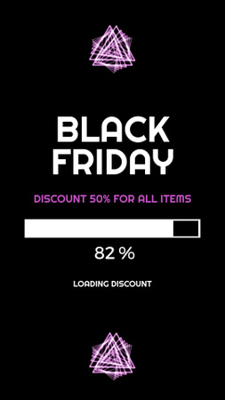 Black Friday Best Deals are Loading Instagram Video Story Design Template