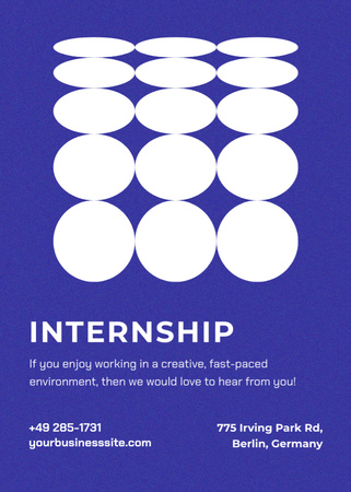 Job Training with Internship Program Flayer – шаблон для дизайна