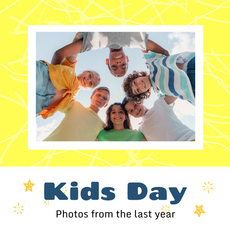 Template di design Ricordi sulla Giornata dei bambini Photo Book