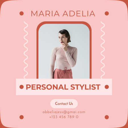Personal Styling Coach LinkedIn post Design Template