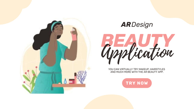 Beauty Application Ad Full HD video Design Template