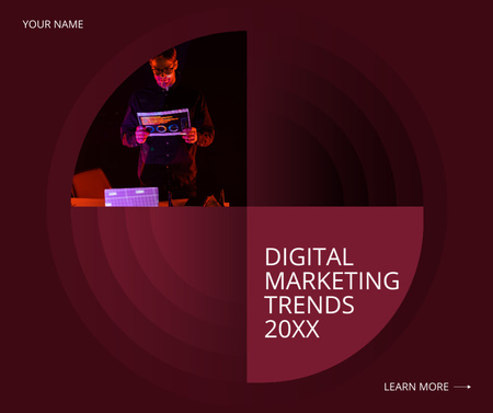 Digital Marketing Trends Facebook Design Template