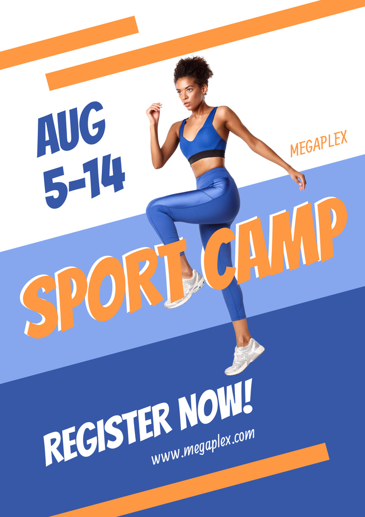 Poster Sport Camp Poster – шаблон для дизайна