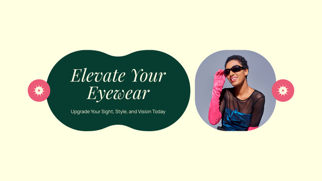 Template di design Latest Sunglasses Fashion Trends for Women Title 1680x945px