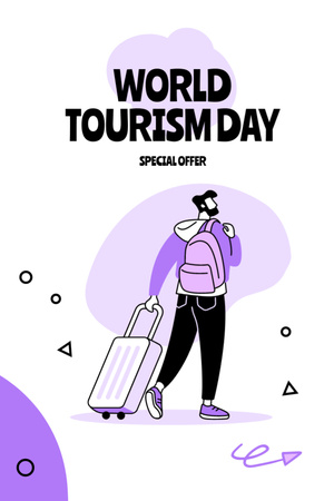Platilla de diseño Tourism Day Celebration Offer Flyer 4x6in