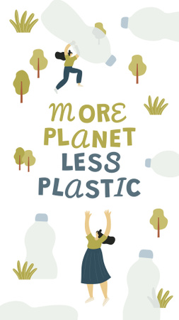 Ontwerpsjabloon van Instagram Story van Plastic Pollution Awareness