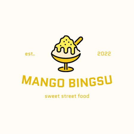 Delicious Street Food Offer Logo Design Template