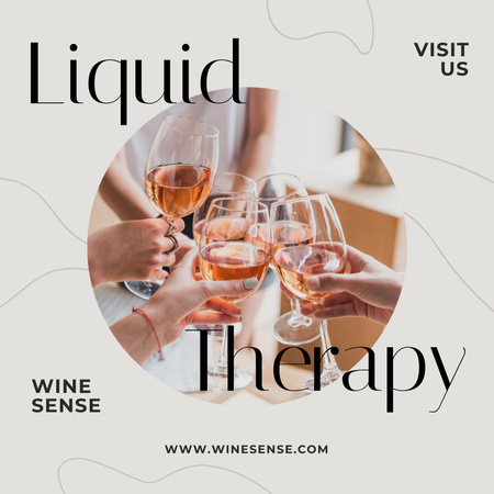 Platilla de diseño Wine Tasting Announcement Instagram