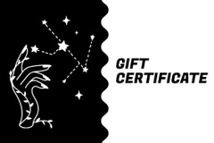 Special Gift Offer with Illustration of Constellation