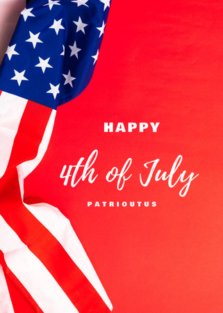 Modèle de visuel USA Independence Day Celebration Announcement - Postcard 5x7in Vertical
