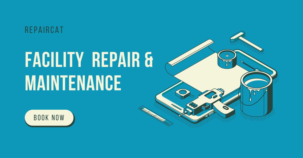 Home Maintenance Tips Facebook AD – шаблон для дизайна